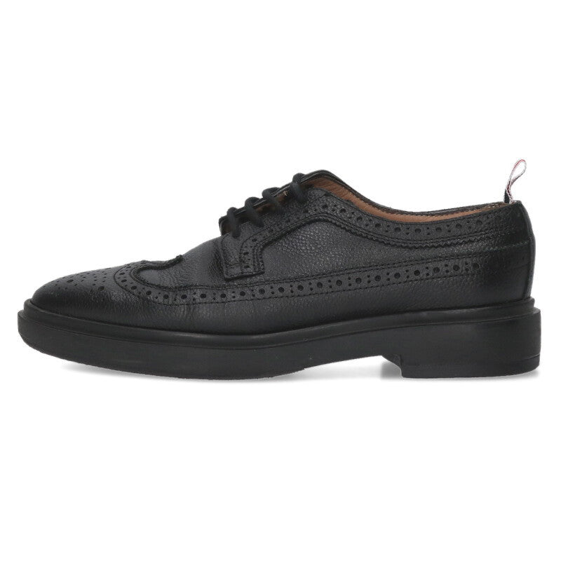 Thom Browne Black Wingtip Leather Sneakers Size 36