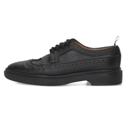 Thom Browne Black Wingtip Leather Sneakers Size 36