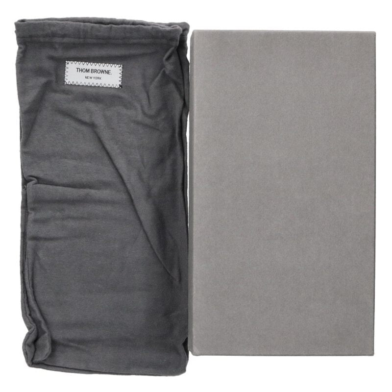 Thom Browne Black Wingtip Leather Sneakers Size 36
