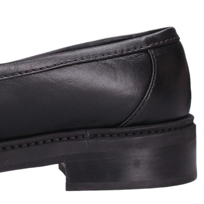 Chanel Black Matelassé Coco Mark Turn-lock Loafers Size 39.5