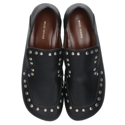 Wales Bonner Dakar Studded Loafers Black/Silver Size 39