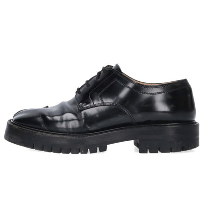 Maison Margiela Tabi Lace-Up Leather Sneakers Black Size 38