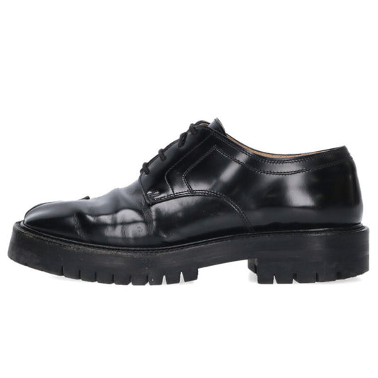 Maison Margiela Tabi Lace-Up Leather Sneakers Black Size 38