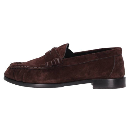 Saint Laurent Paris Brown Suede Le Loafers Size 36