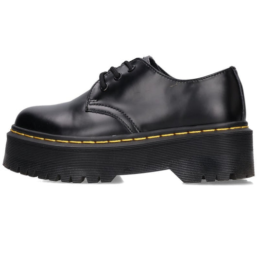 Dr. Martens 1461 QUAD Black Platforms Size UK4