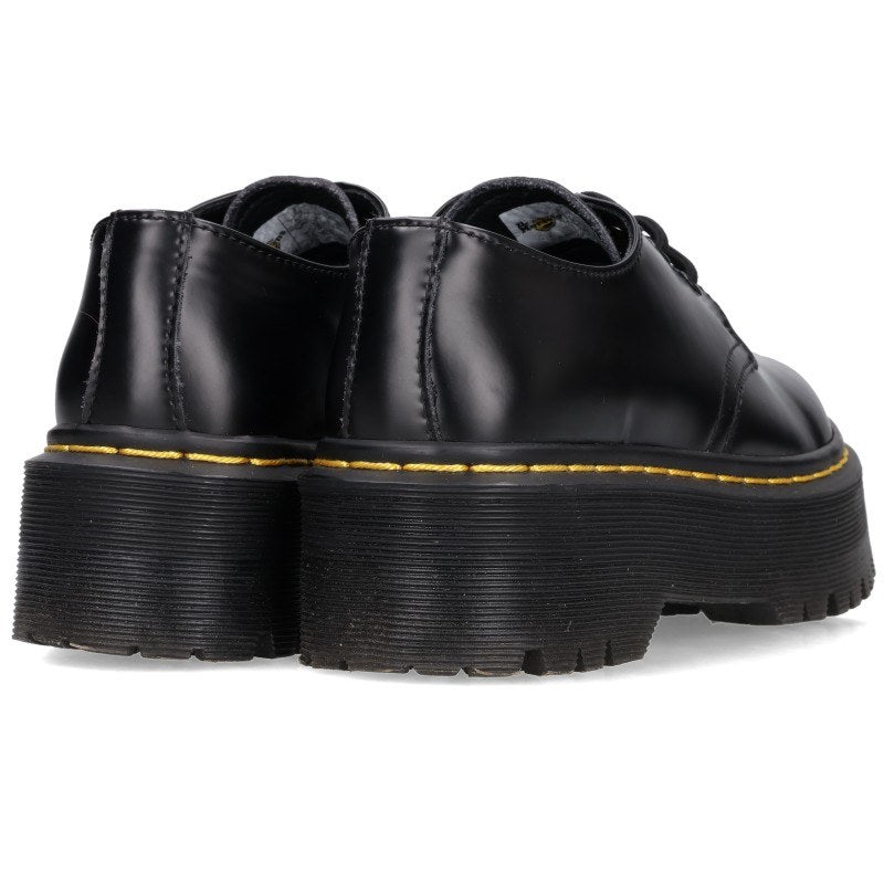Dr. Martens 1461 QUAD Black Platforms Size UK4