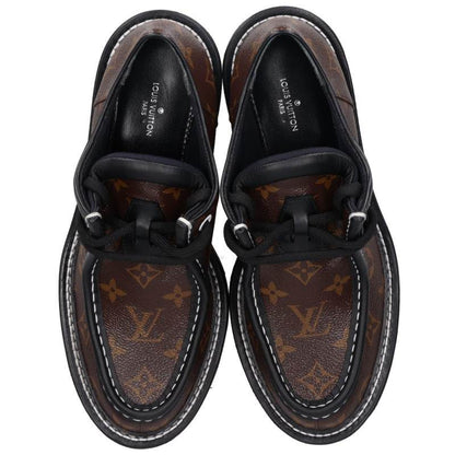 Louis Vuitton LV Beaubourg Monogram Derby Sneakers Size 37.5