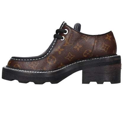 Louis Vuitton LV Beaubourg Monogram Derby Sneakers Size 37.5
