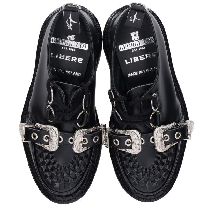 George Cox 24FW Libere Belted Lace-up Sneakers Size UK4