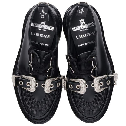 George Cox 24FW Libere Belted Lace-up Sneakers Size UK4