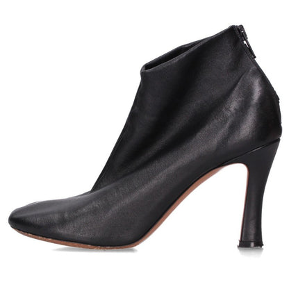 Celine Black Back Zip Heels Size 37.5