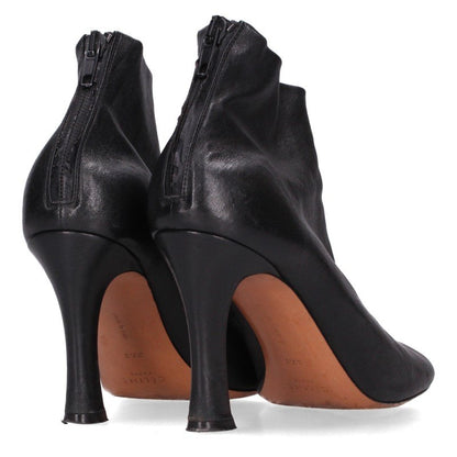 Celine Black Back Zip Heels Size 37.5
