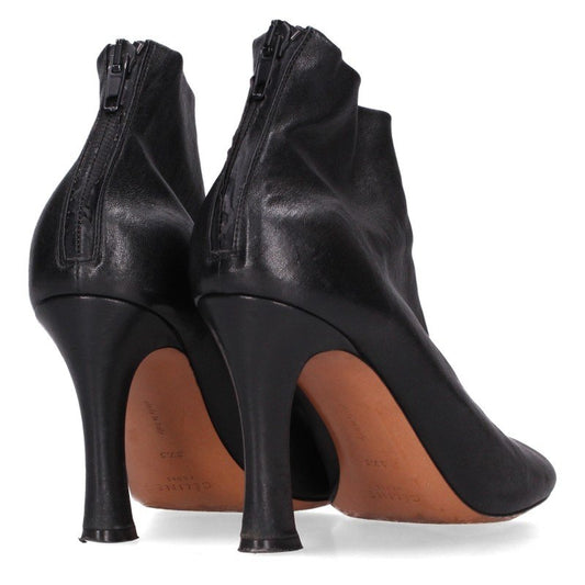 Celine Black Back Zip Heels Size 37.5