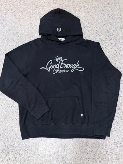 GOODENOUGH ROUND BODY CLASSICS Black Hoodie Size XL