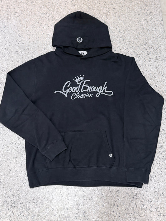 GOODENOUGH ROUND BODY CLASSICS Black Hoodie Size XL