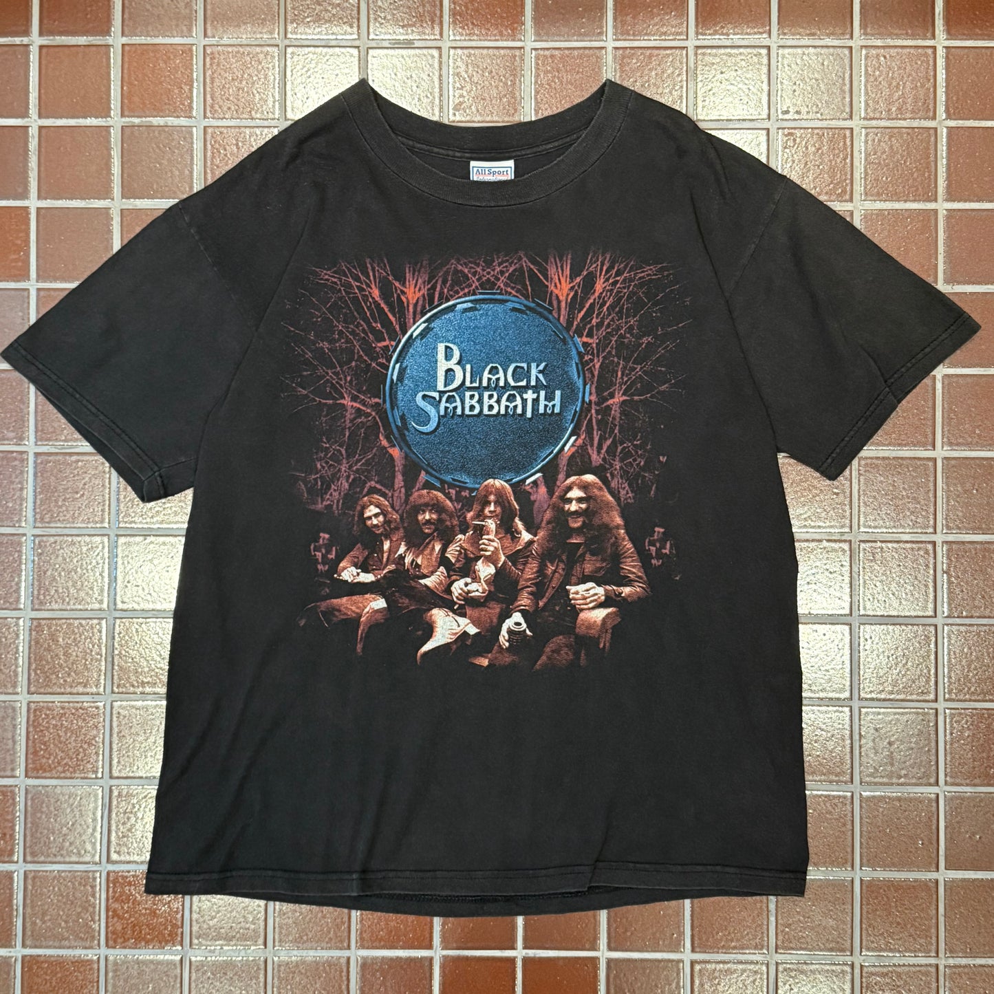 Black Sabbath Vintage 90s  band graphic tee Black Size L