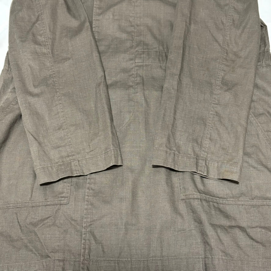 STEPHAN SCHNEIDER Khaki Cotton Balmacaan Coat Size 4