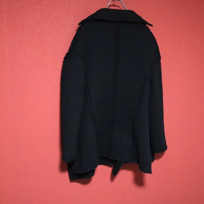 Limi Feu Inside-Out Safety Pin Deconstructed Coat Size 2