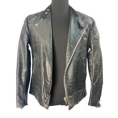Lewis Leathers 70s Motorcycle jacket Black Size 42