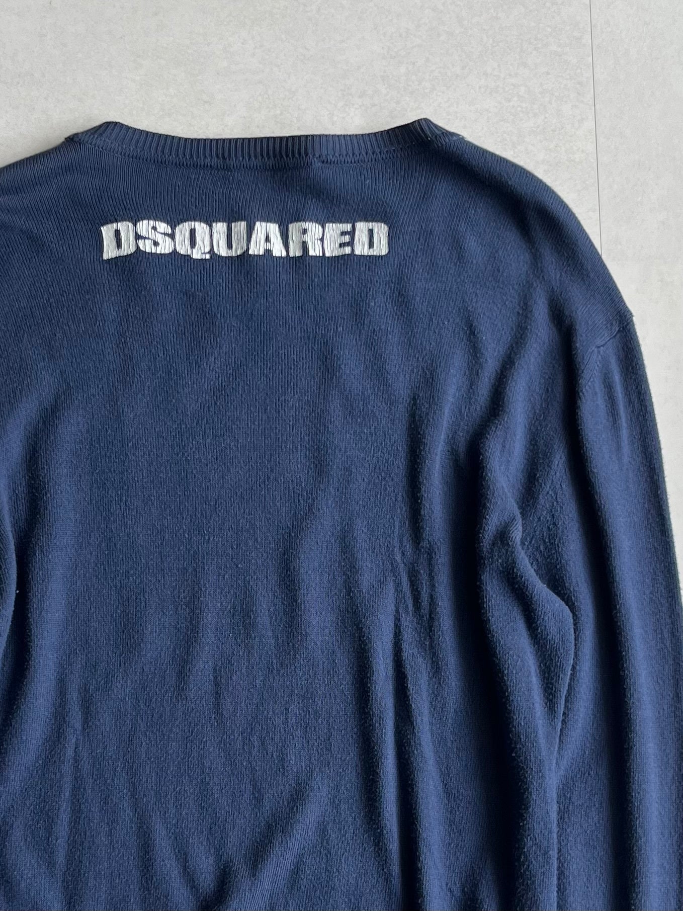 Dsquared2 Blue Cotton Modal Long Sleeve Shirt Size M