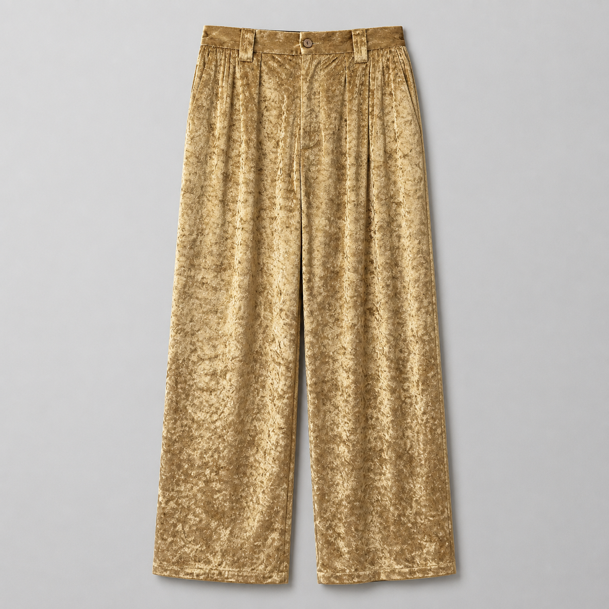 Needles Gold Velour Wide Pants