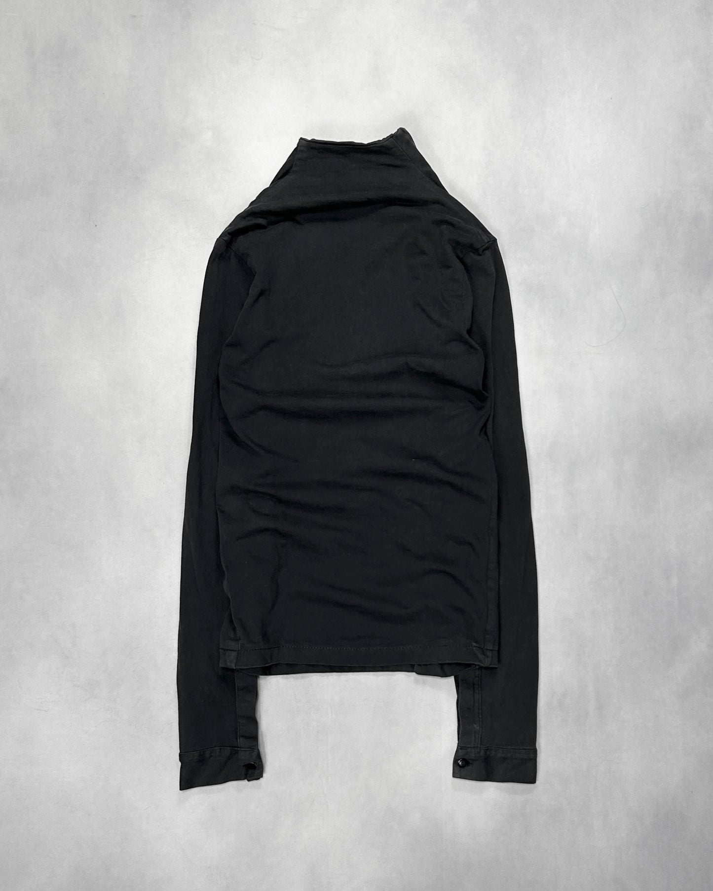 Lentrian Asymmetric Zip High Neck Jacket (F/W 2014) Size XS