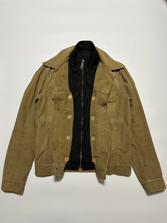 DOLCE&GABBANA AW02 Distressed Trucker Jacket Size 48