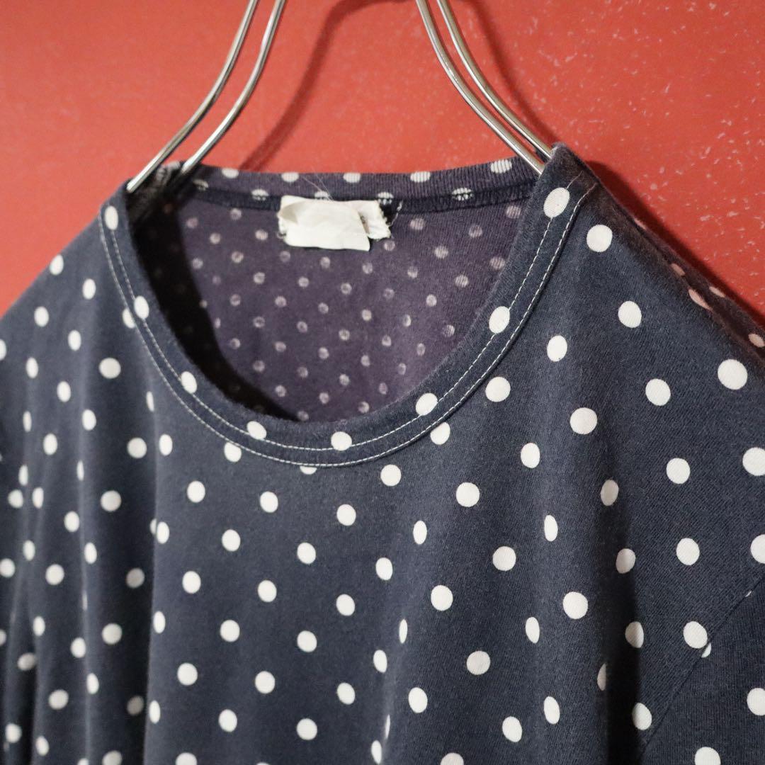 Comme des Garcons 11AW Back Cutout Dot Panel Long Sleeve Tee Size M