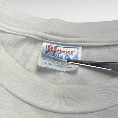 Hanes Short Sleeve T-Shirt White Size L