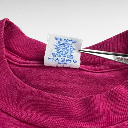 Velva Sheen 90s T-Shirt Pink Size L