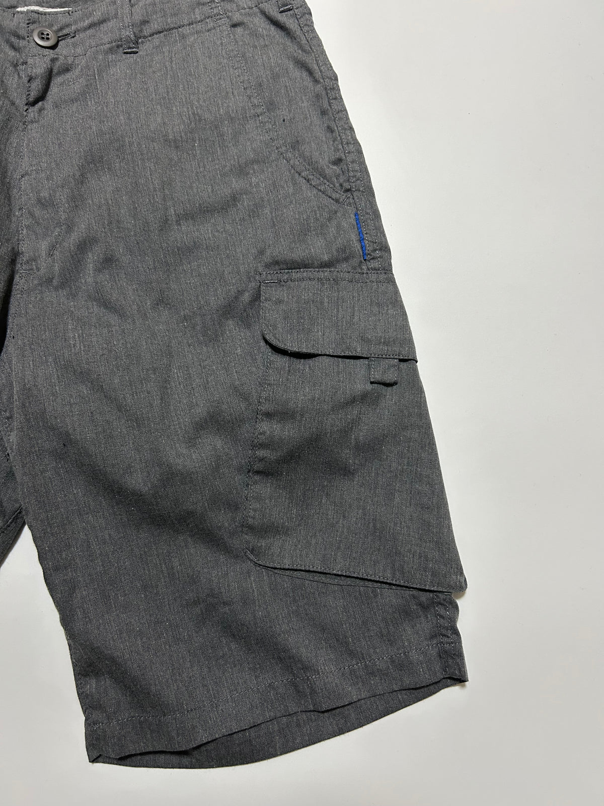 GOODENOUGH 2000s Poly Cotton Cargo Shorts Gray Size M