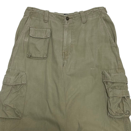 GAP 2000s Multi Pocket Cargo Trousers Ivory Size S