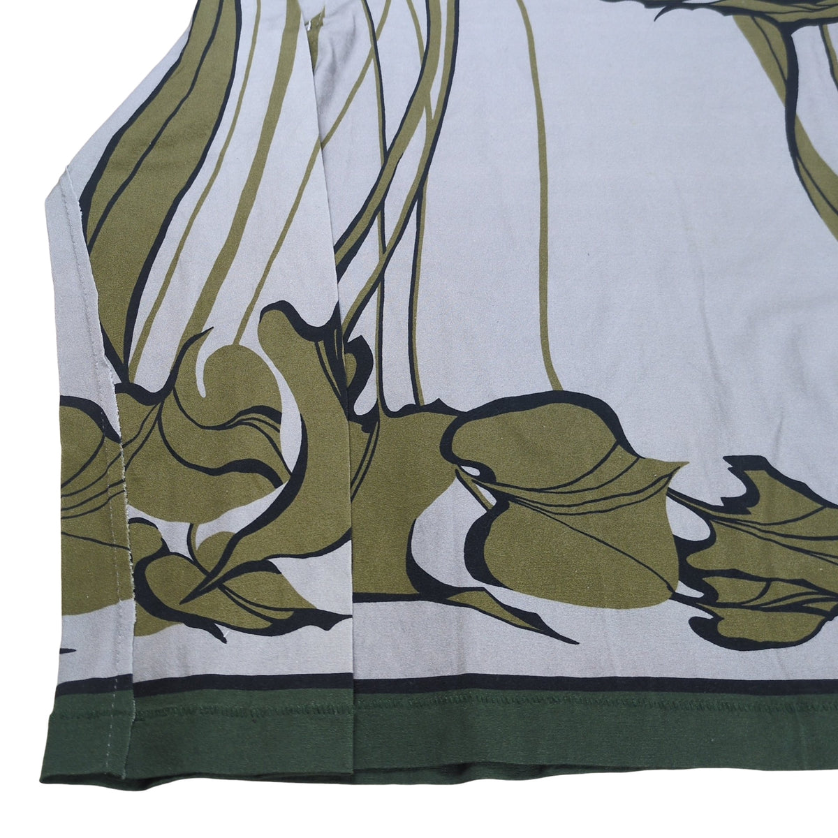 DOLCE&GABBANA Art Print Oversized Long Sleeve T-Shirt Gray Size 48