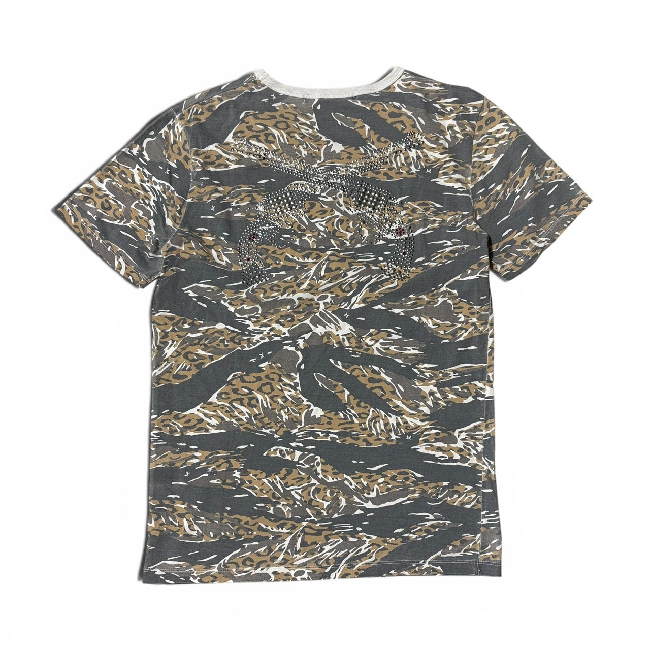 Vintage Roar Tiger Camo Cross Revolver Tee Size 2
