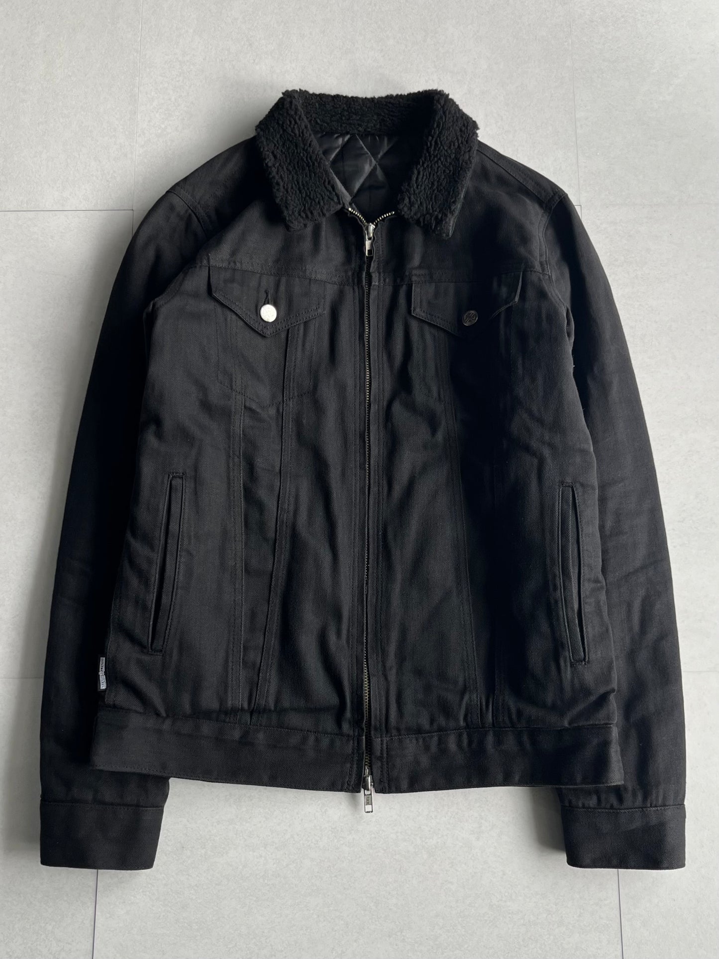 Bounty Hunter skull boa jacket Size M