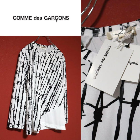 Comme des Garcons 25SS Barbed Wire Asymmetrical Long Sleeve Size S