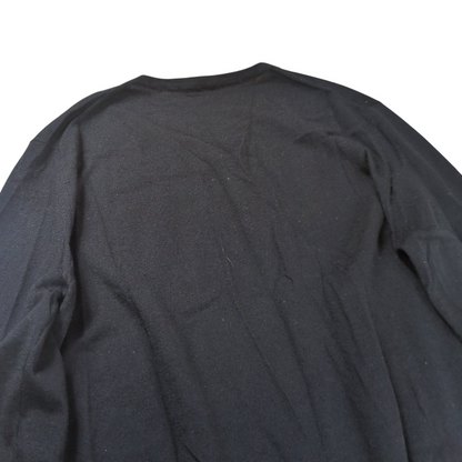 LOEWE Black Triangle Design Merino Wool Sweater Size XS