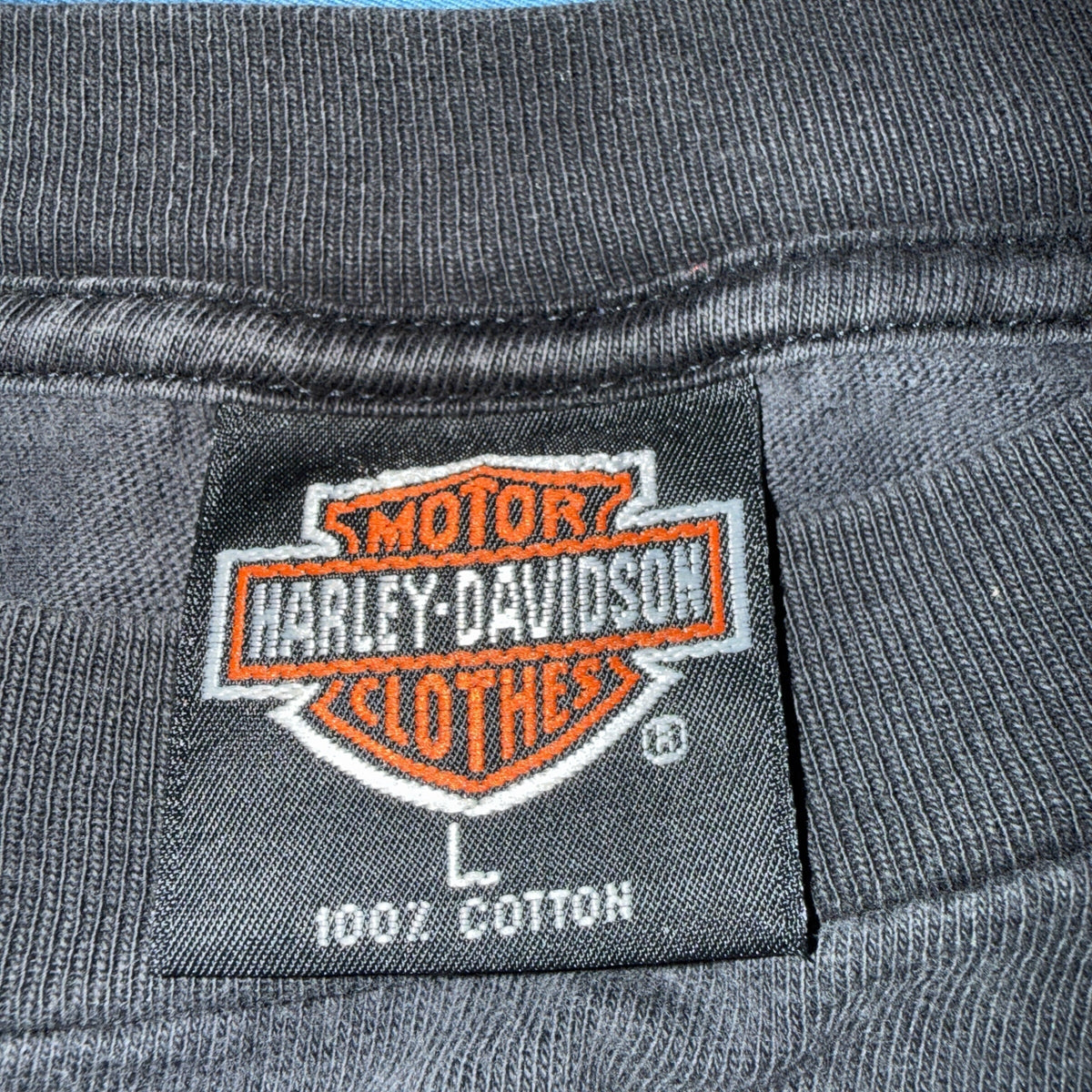 HARLEY-DAVIDSON 90s Vintage Taz Devil Double Sided Size L