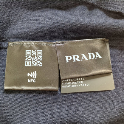 PRADA 22AW Full Zip Wool Drivers Knit Size 46