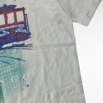 Anvil 80s Short Sleeve T-Shirt White Size L
