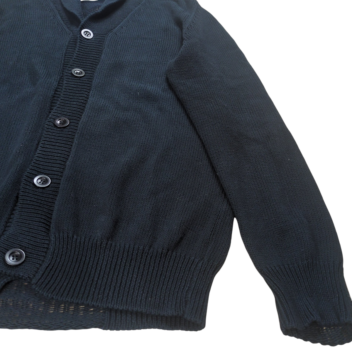 Maison Martin Margiela Mesh Knit Cardigan Black Size S