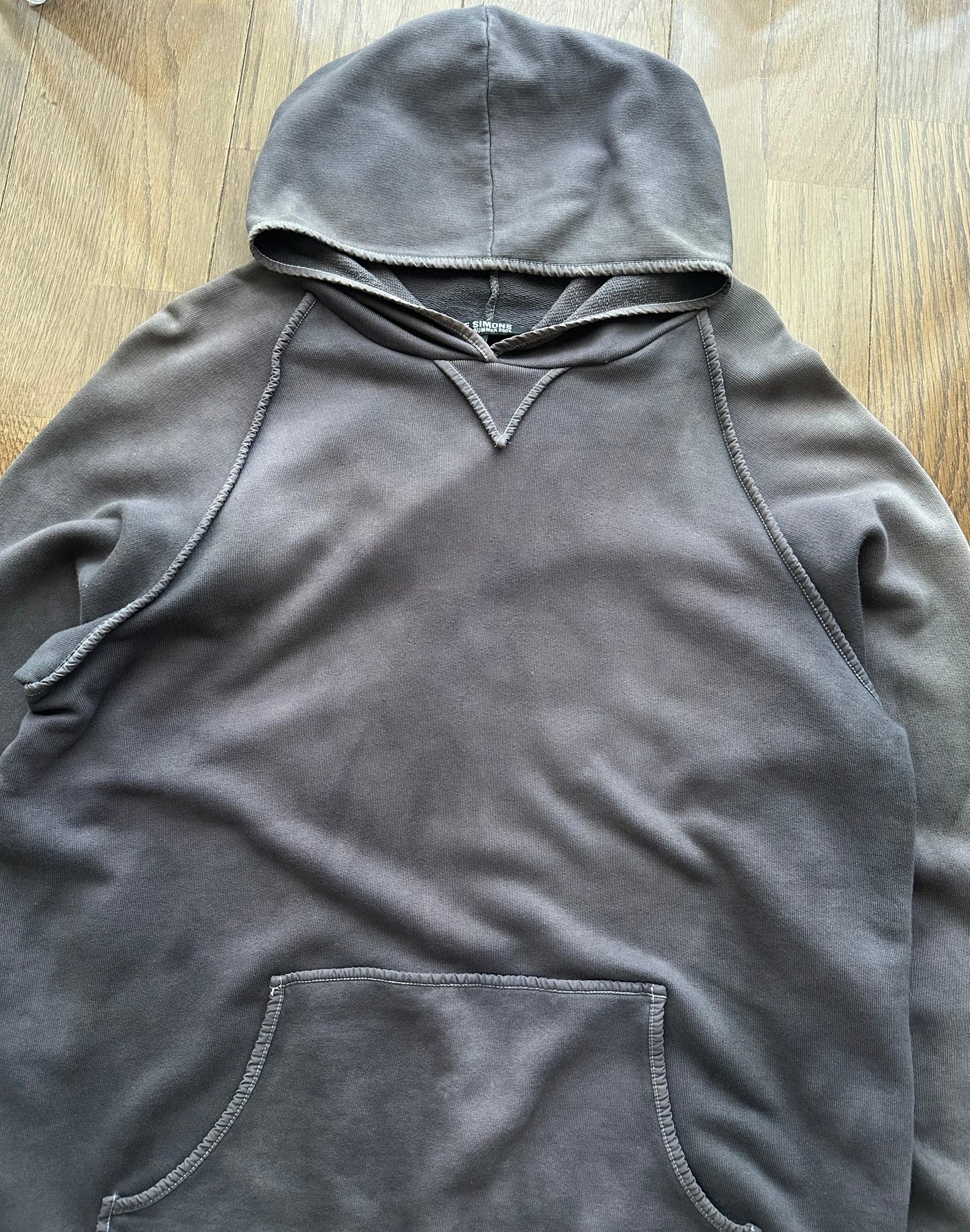 Raf Simons SS05 Raf Simons Faded Pullover Hoodie Size M