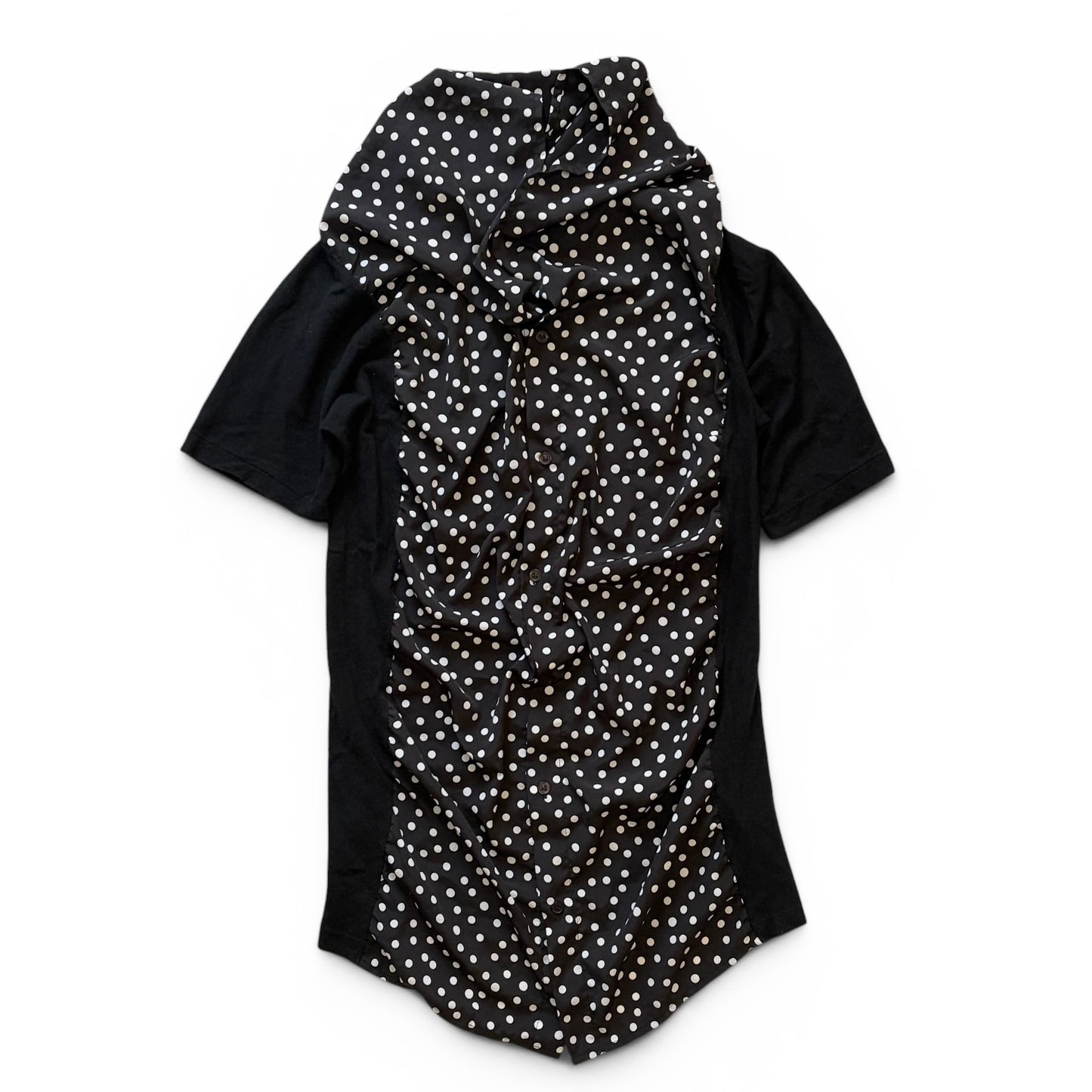 Yohji Yamamoto Y's Black Long Sleeve Shirt Size XS
