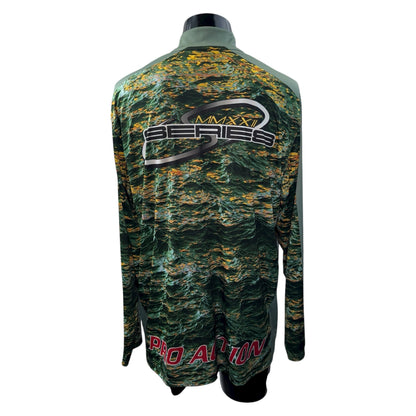 Supreme wave zip up long sleeve tee 22SS Size L
