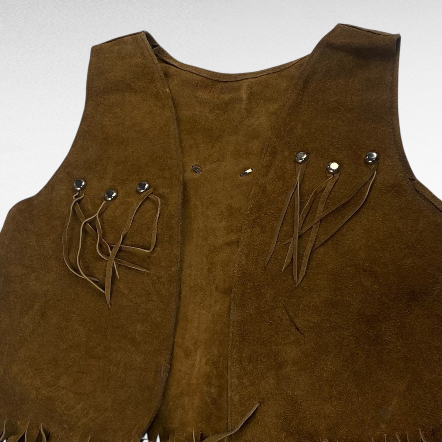 unknown Leather Vest Brown Size S