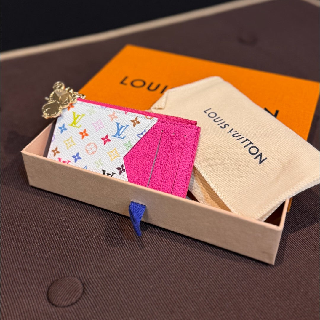 Louis Vuitton Card Case Pink
