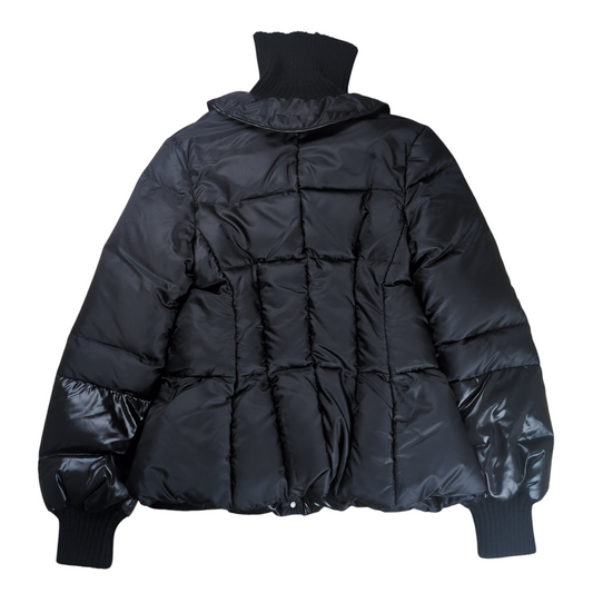 Y's×MONCLER High Neck Round Collar Down Jacket Black Size 3
