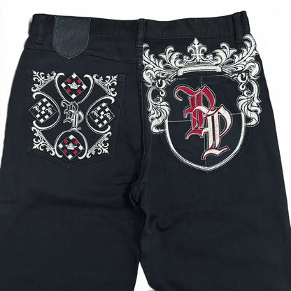 Pelle Pelle Black Denim Jeans Size 34