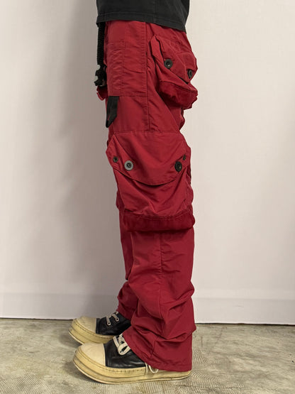 Vintage Red "Blood sweat&tears" Cargo Pants Size 40