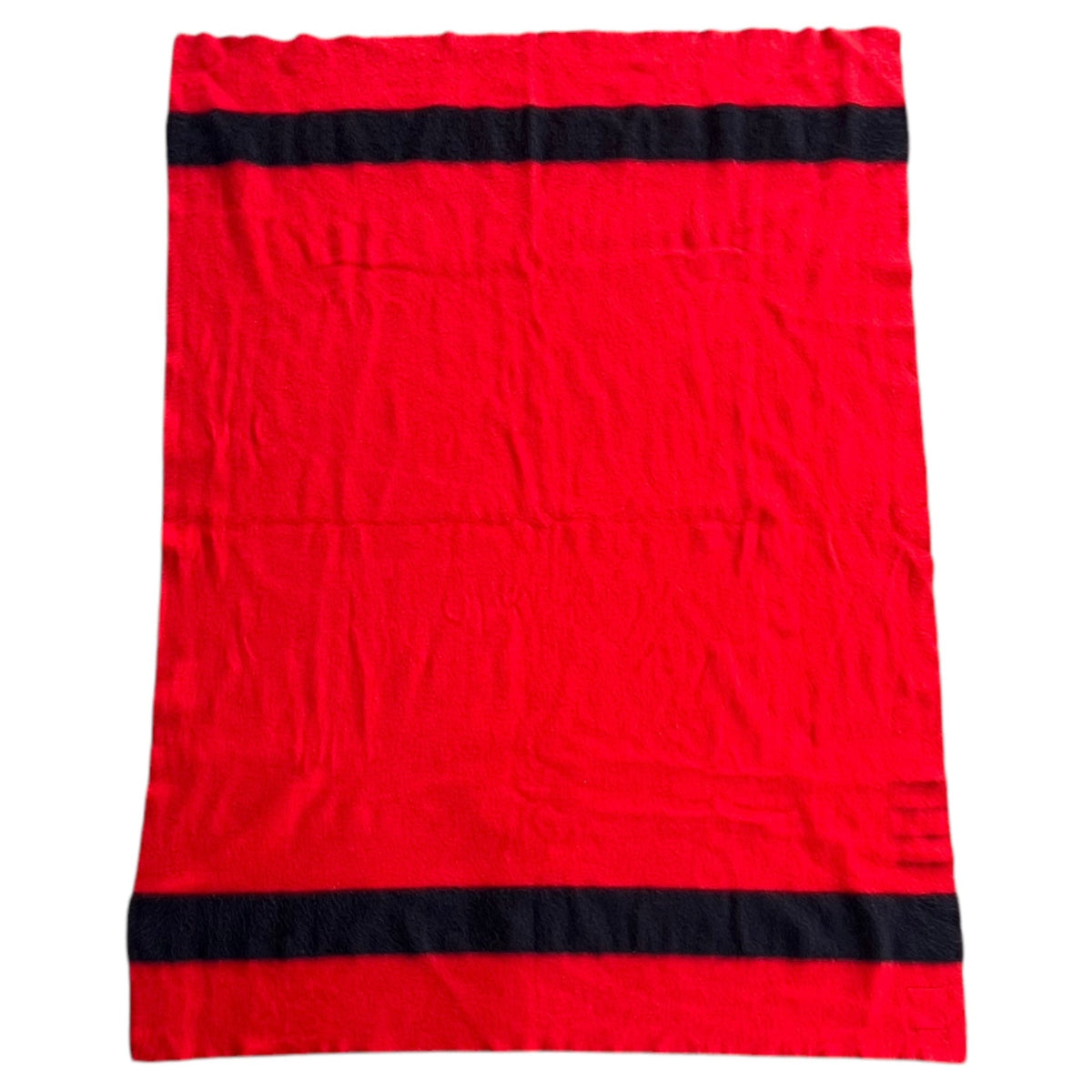 TRAPPER POINT 40s-50s Vintage 3.5 Point Wool Blanket Multi